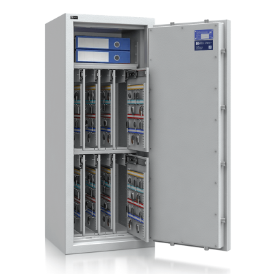 Moros 380-1 - Autoschlüssel-Tresor Grad 3 [EN 1143-1] für 384 Autoschlüssel - (135 x 55 x 46,5cm)