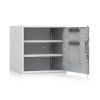 Atelli 40 - Munitionsschrank (37 x 37 x 35cm)-Lichtgrau-Zylinderschloss - 5