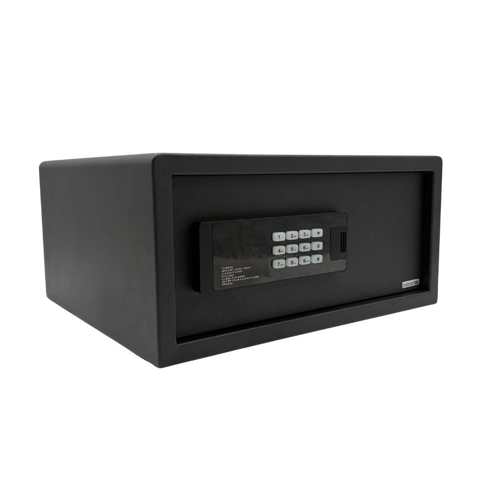 Hotel Tresor Schwarz Zahlenschloss mit Revision - Einzelstück - 0