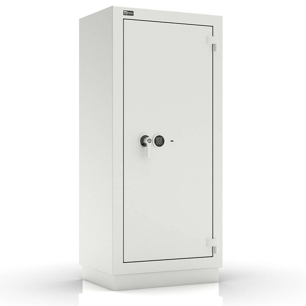 Vulcanus 180 - feuerfester Tresor VdS Klasse 2 - (182 x 83 x 58cm)-Lichtgrau-Doppelbartschloss - 1
