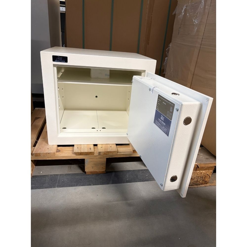 Tresor Grad N/0 (EN1143-1) - (43,6 x 49,6 x 41cm)-Reinweiß-Zahlenschloss - 2