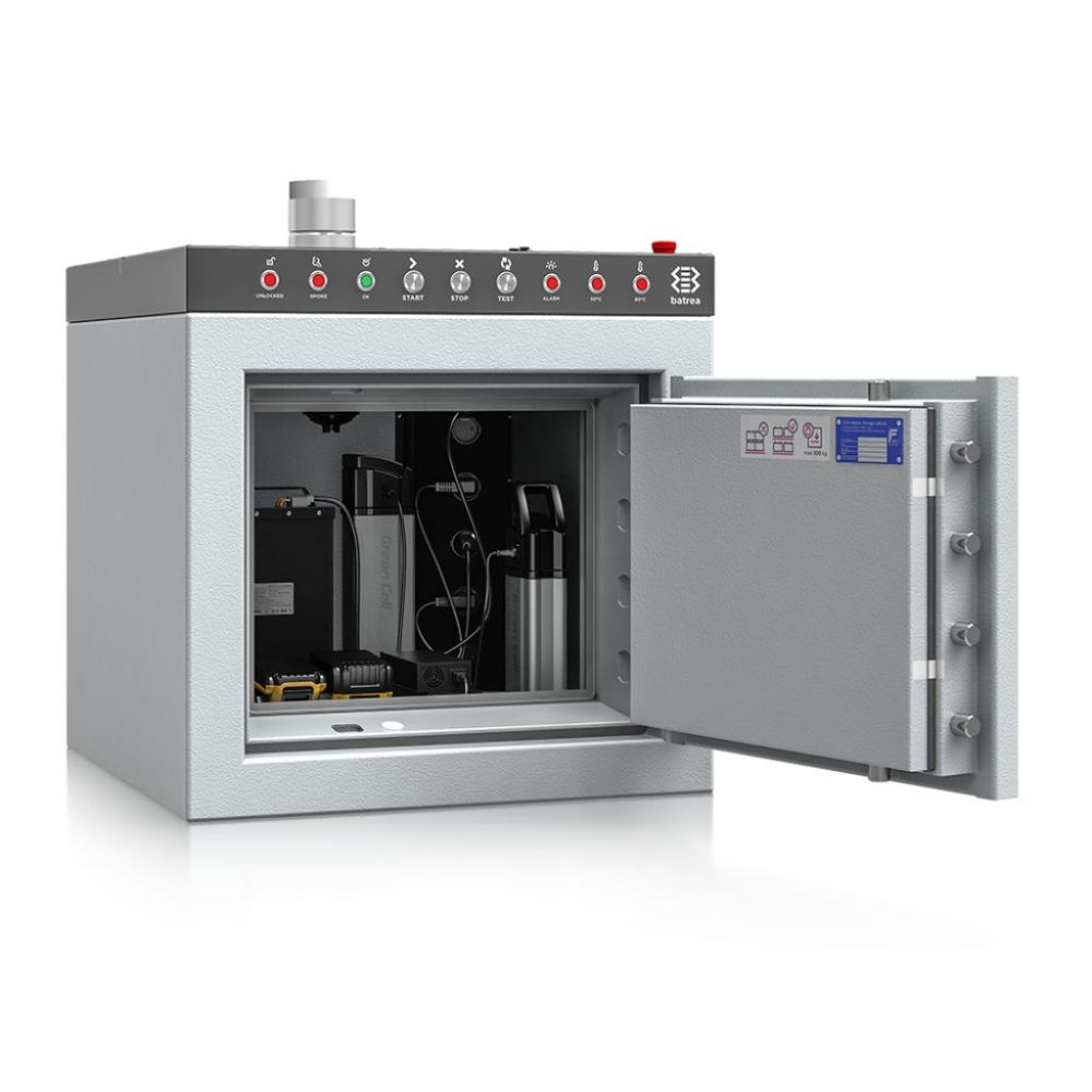 Batrea 70/2 - Batterietresor I/O 60 Minuten (VDMA 24994) - (70 x 71 x 70cm) - 1
