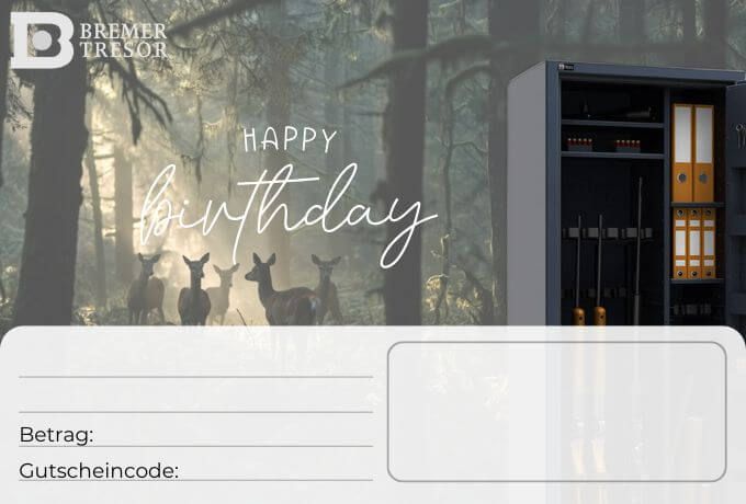 Geschenkkarte für Geburtstage von Jägern - 2