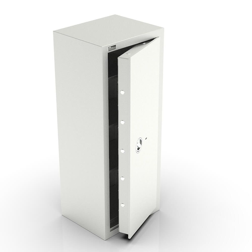 Nox 125 - Möbeltresor VdS Klasse 1 [EN1143-1/VdS 2450] - (124 x 50 x 41cm)-Lichtgrau-Doppelbartschloss - 11